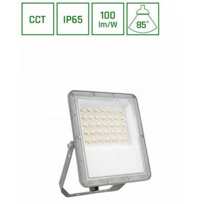Naświetlacz halogen LED NOCTIS CCT zmienna barwa 30W IP65 205x151x28mm SZARY 5 lat gw. Spectrum LED (SLI029083CCT_PW)
